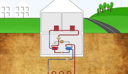 Geoterminis šildymas daugiabučiuose, arba Kas bendra tarp žemės energijos ir šaldytuvo?