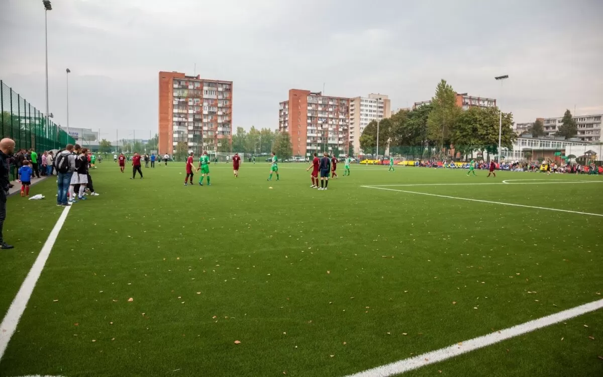 Prie Senvagės gimnazijos atsiras naujas futbolo stadionas