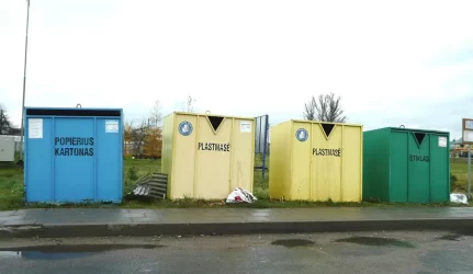 Atliekų rūšiavimas sodų bendrijose