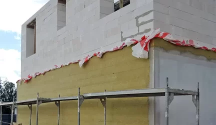 Tinkuojamų fasadų šiltinimas akmens vata