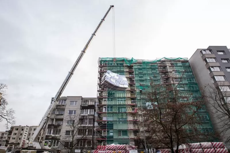 75 proc. daugiabučių atnaujinama per savivaldybių programas