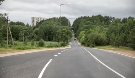 Sostinės Pilaitės rajone atnaujintos 2 svarbios gatvės