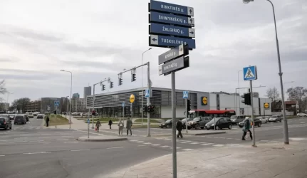 Rekonstruota Rinktinės ir Žalgirio gatvių sankryža tapo saugesnė