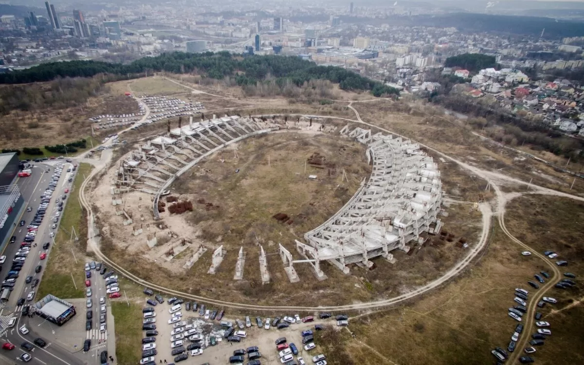 Kaip atrodys atnaujinta sankryža prie Nacionalinio stadiono Vilniuje?