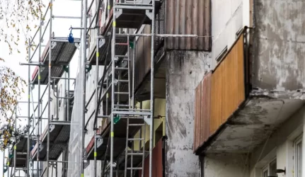 parama daugiabučių renovacijai