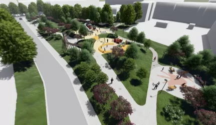 viešų erdvių atnaujinimas