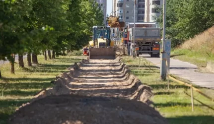 Fabijoniškėse judėti pėsčiomis ar dviračiu bus dar patogiau