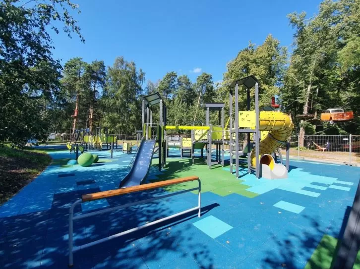 vaikų žaidimo aikštelės atnaujinimas