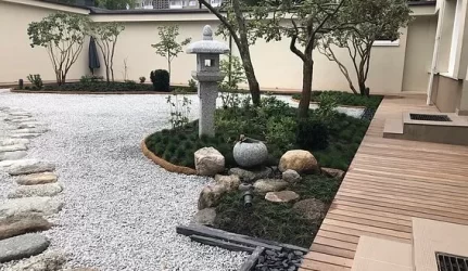 Klaipėdoje įrengtas japoniškas sodas