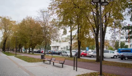 Tako palei Taikos pr. atnaujinimas vyksta sparčiai