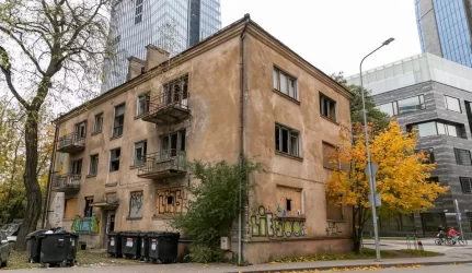 Vietoj apleisto daugiabučio Giedraičių gatvėje planuojama patogi viešoji erdvė