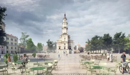 Architektų planas Rotušės aikštei – sukurti derinį tarp seno ir naujo