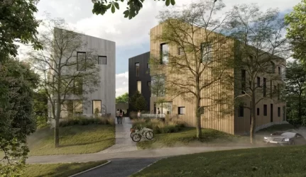 Naujas bandymas – architektai pristato pakoreguotą daugiabučio Užupyje projektą