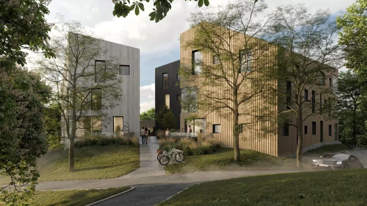 Naujas bandymas – architektai pristato pakoreguotą daugiabučio Užupyje projektą