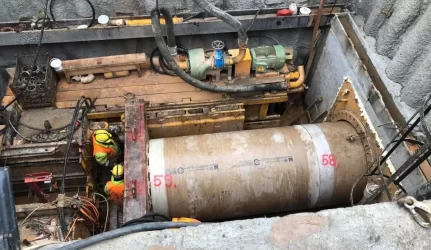 Sostinės Konstitucijos prospekte statoma moderni lietaus nuotekų valykla