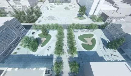 Aiškėja, kaip po rekonstrukcijos atrodys Studentų skveras