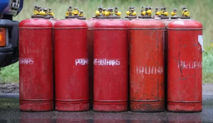 Baigti pirmieji dujų balionų keitimo projektai šiais metais