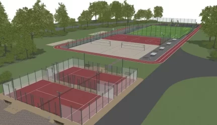 Besiplečiančiame sostinės Paupio mikrorajone iškils atnaujintas sporto aikštynas