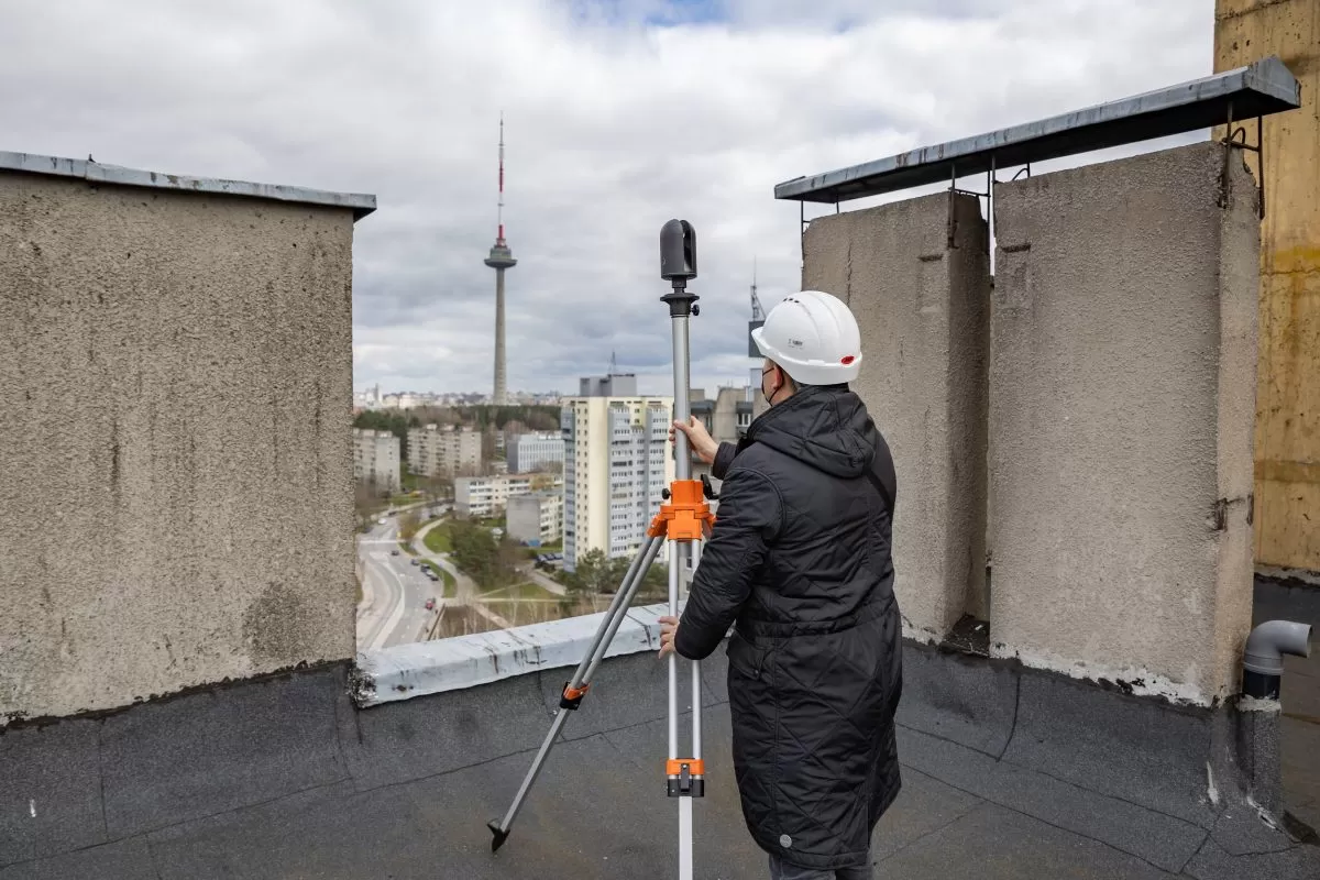 Sostinės daugiabučių renovacijai pasitelkiamos inovatyvios trimačio skenavimo technologijos