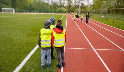 Trakų Vokėje atveriamas atnaujintas gimnazijos stadionas
