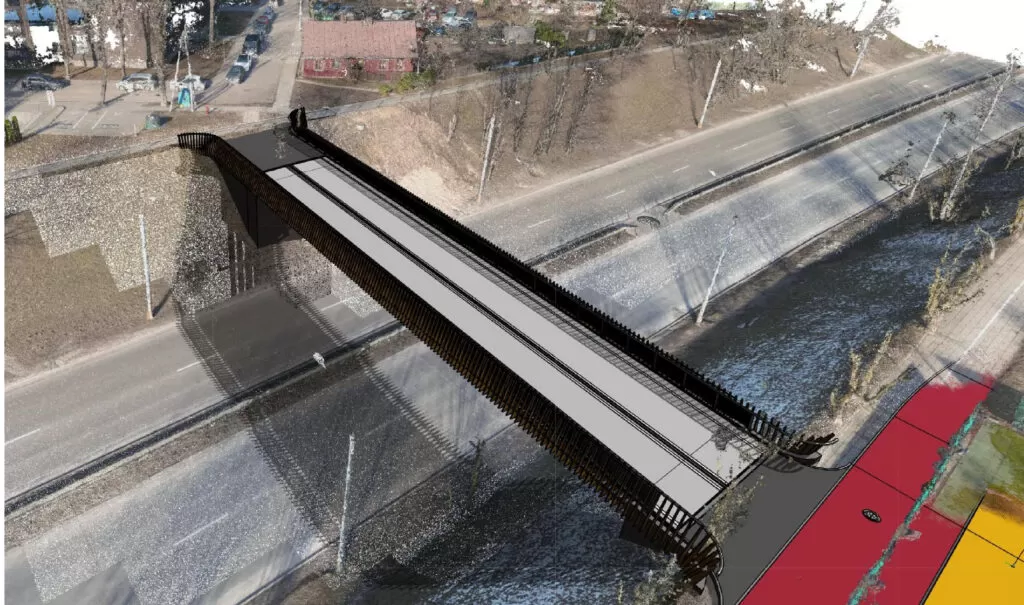 Dvi Žvėryno puses planuojama sujungti nauju viaduku pėstiesiems ir dviratininkams