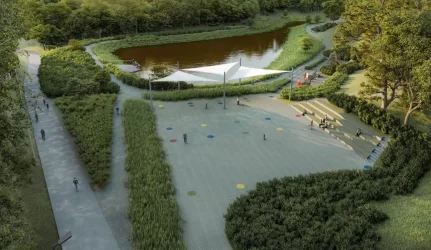 Nauja lietaus vandens talpykla Šeškinės seniūnijoje bus pritaikyta ir rekreacijai