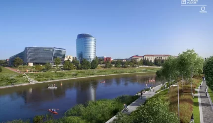 Ruošiamasi pradėti kairiosios Neries krantinės atnaujinimo darbus