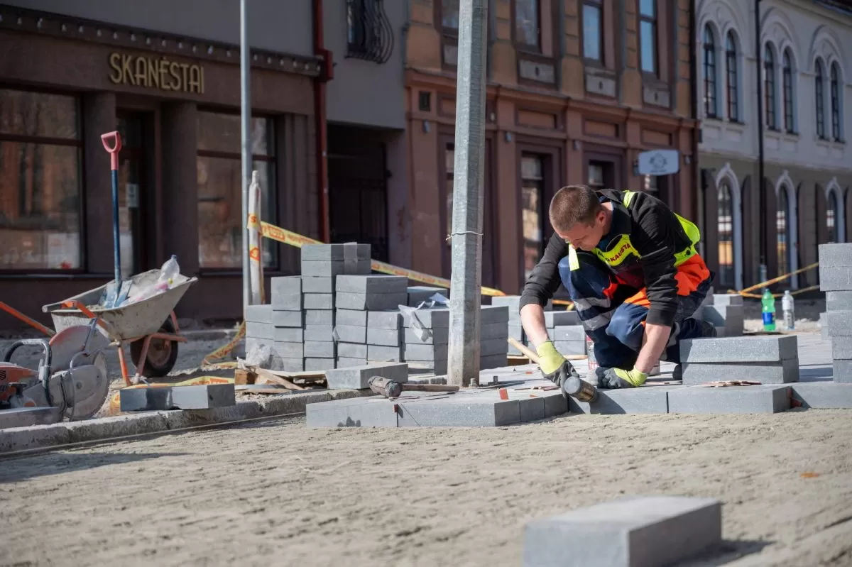 Kauno grindinys senamiestyje