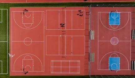 mokyklos aikštynų atnaujinimas