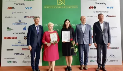 S. Gentvilas pasveikino statybų sektoriaus profesionalus profesinės šventės proga