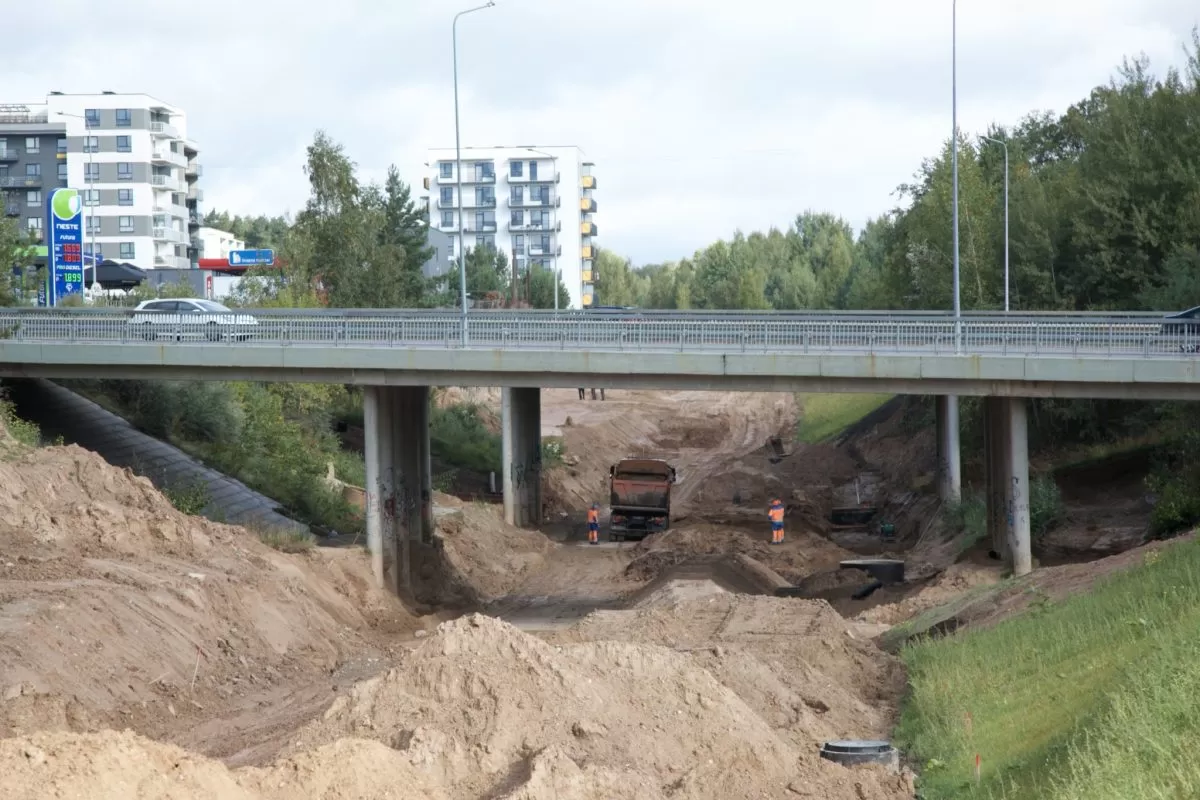 smalinės gatvės sankryžos statybos Darbai