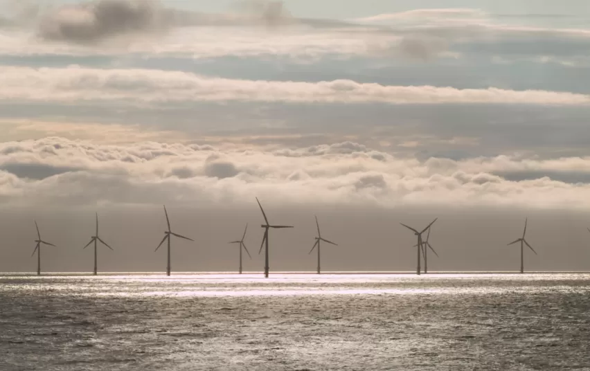 vėjo parkas jūroje