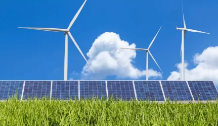 Vėjo ir saulės jėgainės. Atsinaujinanti energija