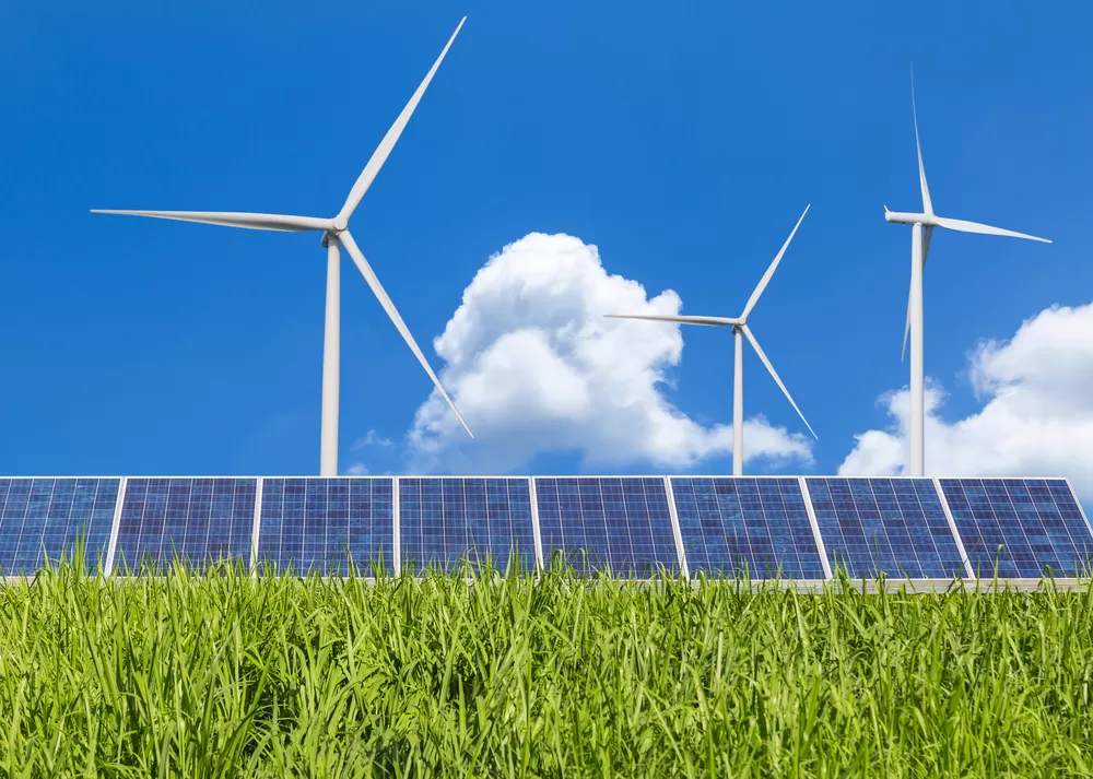 Vėjo ir saulės jėgainės. Atsinaujinanti energija