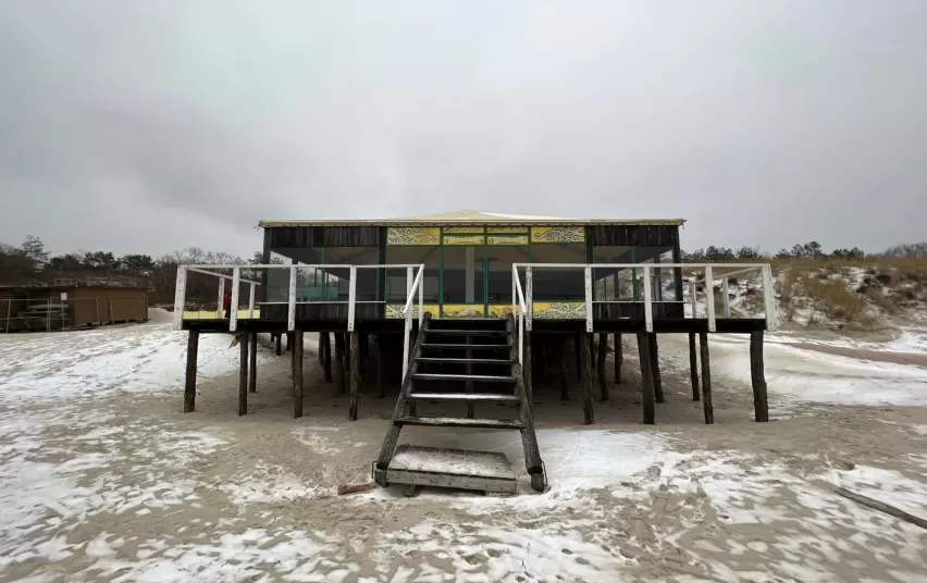 Kuršių nerija lauko kavinė su terasa bus nugriauta