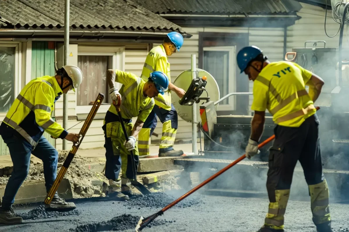 Yit kausta kelio remonto darbai Vilniuje