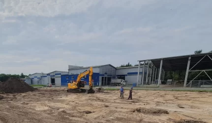 maisto atliekų apdorojimo gamyklos statyba