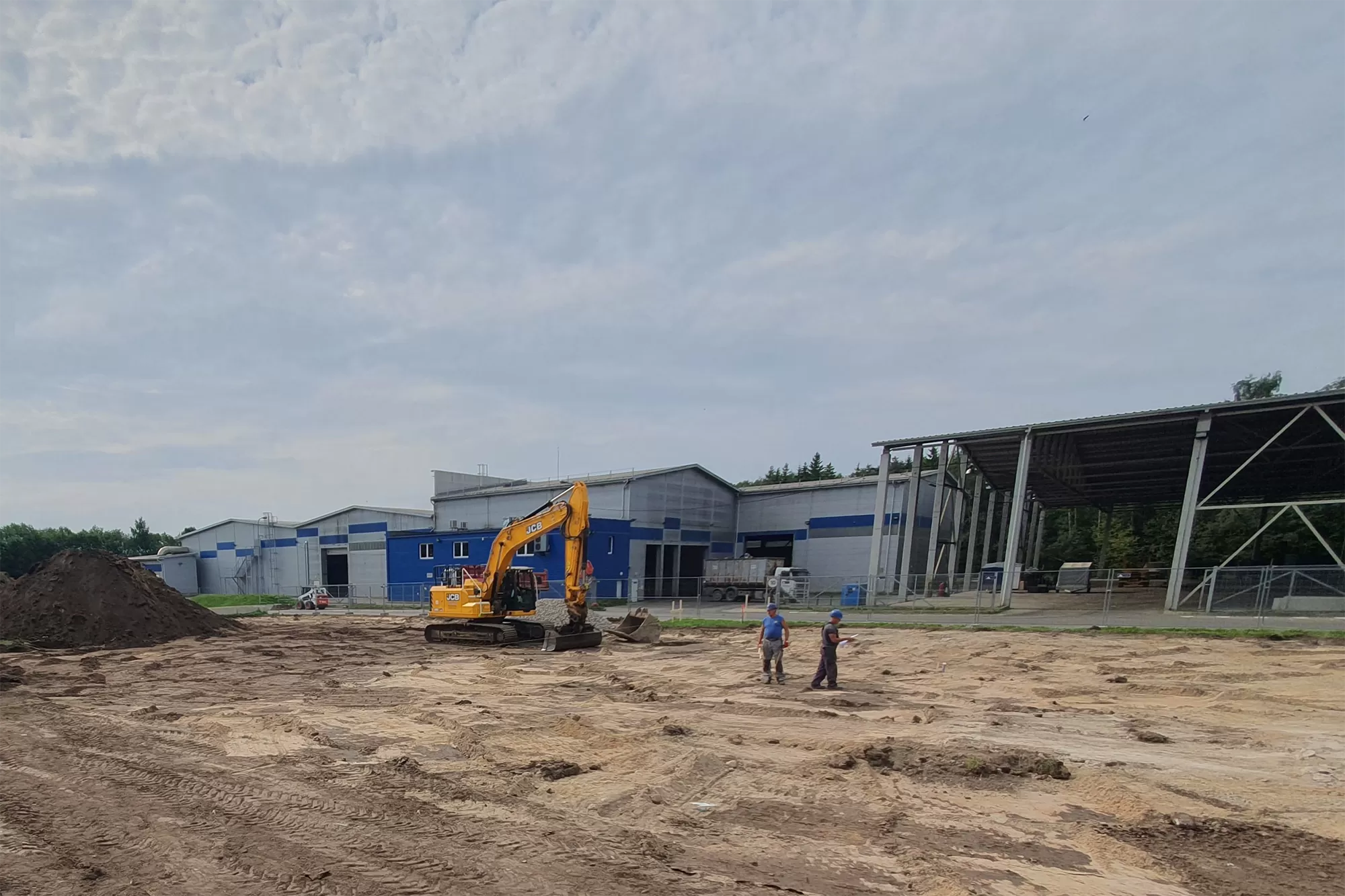 maisto atliekų apdorojimo gamyklos statyba