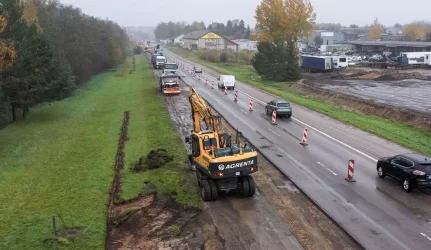 kelio remonto darbai