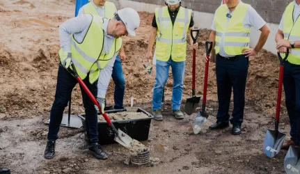 Sėklų fabriko statybos