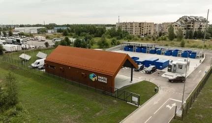 didelių gabaritų atliekų surinkimo aikštelė