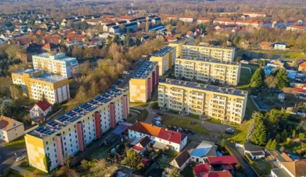 Saulės elektrinės ant daugiabučių