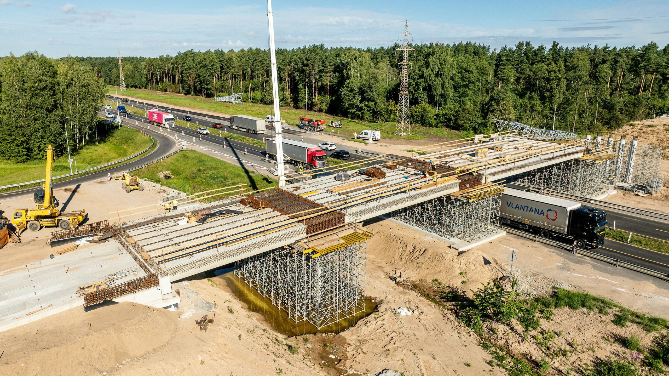Viaduko statyba Kaune