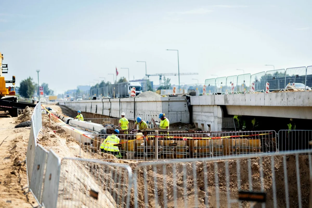 Tarandės tunelio statyba
