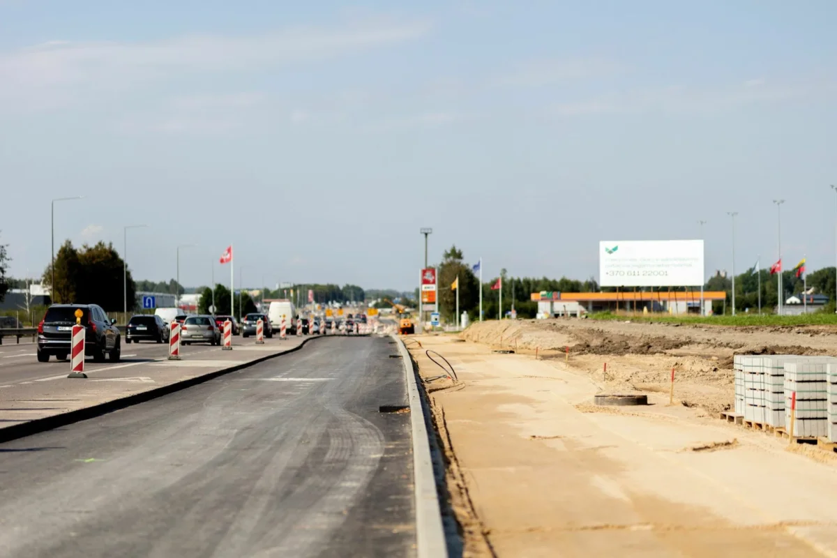 Tarandės tunelio statyba procesas