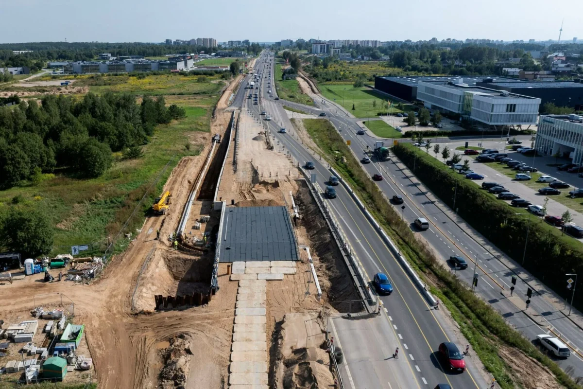 Tarandės tunelio statyba eiga