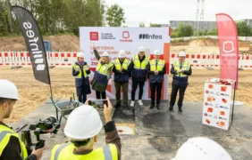 Naujo lopšelio-darželio Vilniuje statybos pradžia / Sauliaus Žiūros nuotr.