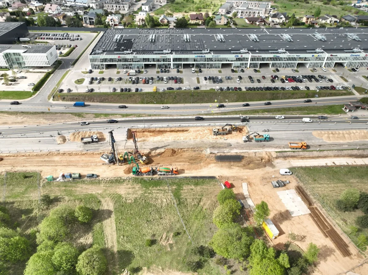 Tarandės tunelio statyba