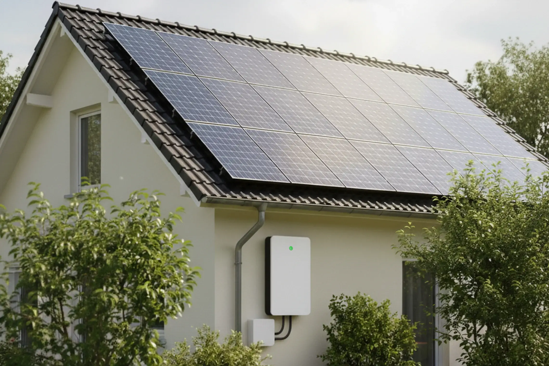 Saulės elektrinė ir elektros energijos kaupimo įrenginys (asociatyvi nuotrauka)