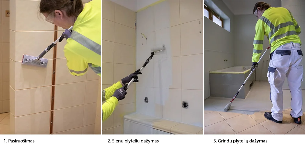 Tikkurila darbų etapai